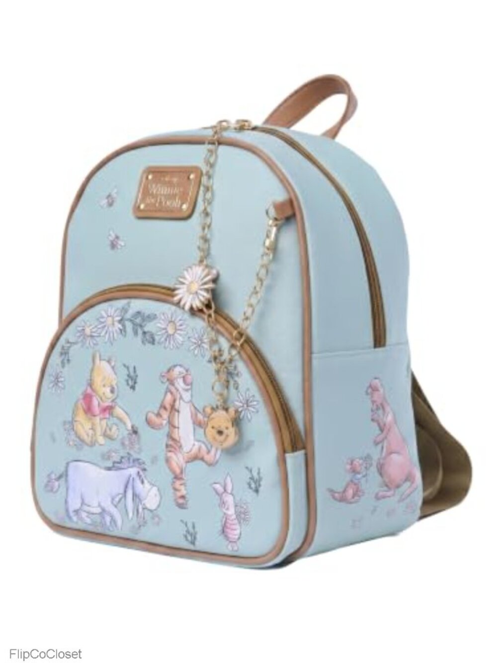 Disney Winnie the Pooh Eeyore Mini Backpack Faux Leather